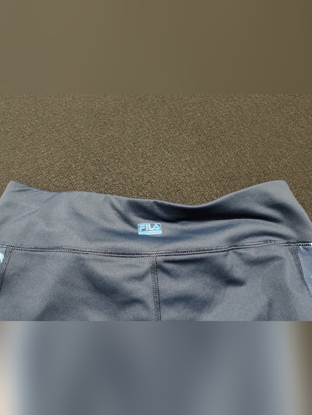 Fila Sport Floral Activewear Yoga Stretch Pants Women's Size Small, Navy Blue - Picture 7 of 11